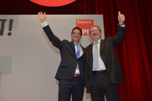 Florian Pronold und SPD-Spitzenkandidat Christian Ude (Foto: S. Prager)