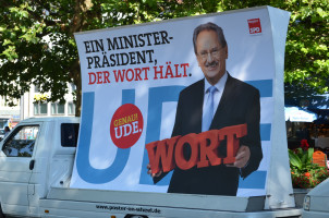 Präsentation der Großflächenplakate