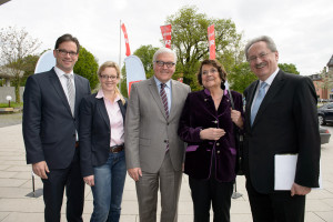 Florian Pronold, Natascha Kohnen, Frank-Walter Steinmeier, Edith von Welser-Ude und Christian Ude