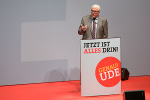 Frank-Walter Steinmeier während seiner Rede