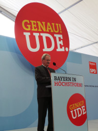 Christian Ude während seiner Rede