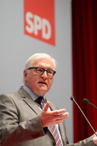 Frank-Walter Steinmeier während seiner Rede