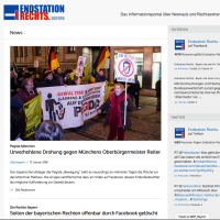 Die Website von Endstation recht: https://endstation-rechts-bayern.de/
