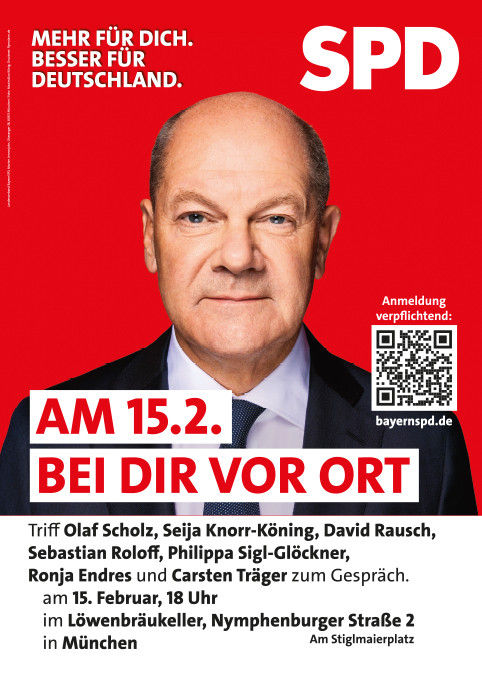 Townhall Olaf Scholz München