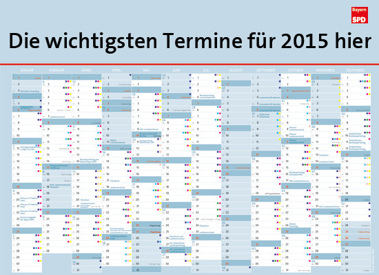 BayernSPD-Kalender 2015 Banner -- NICHT LÖSCHEN