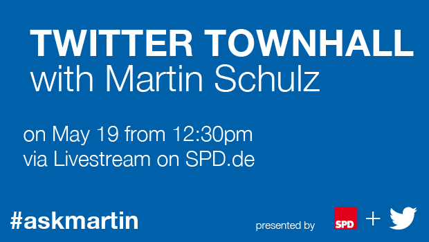 Twitter-Townhall-Meeting mit Martin Schulz