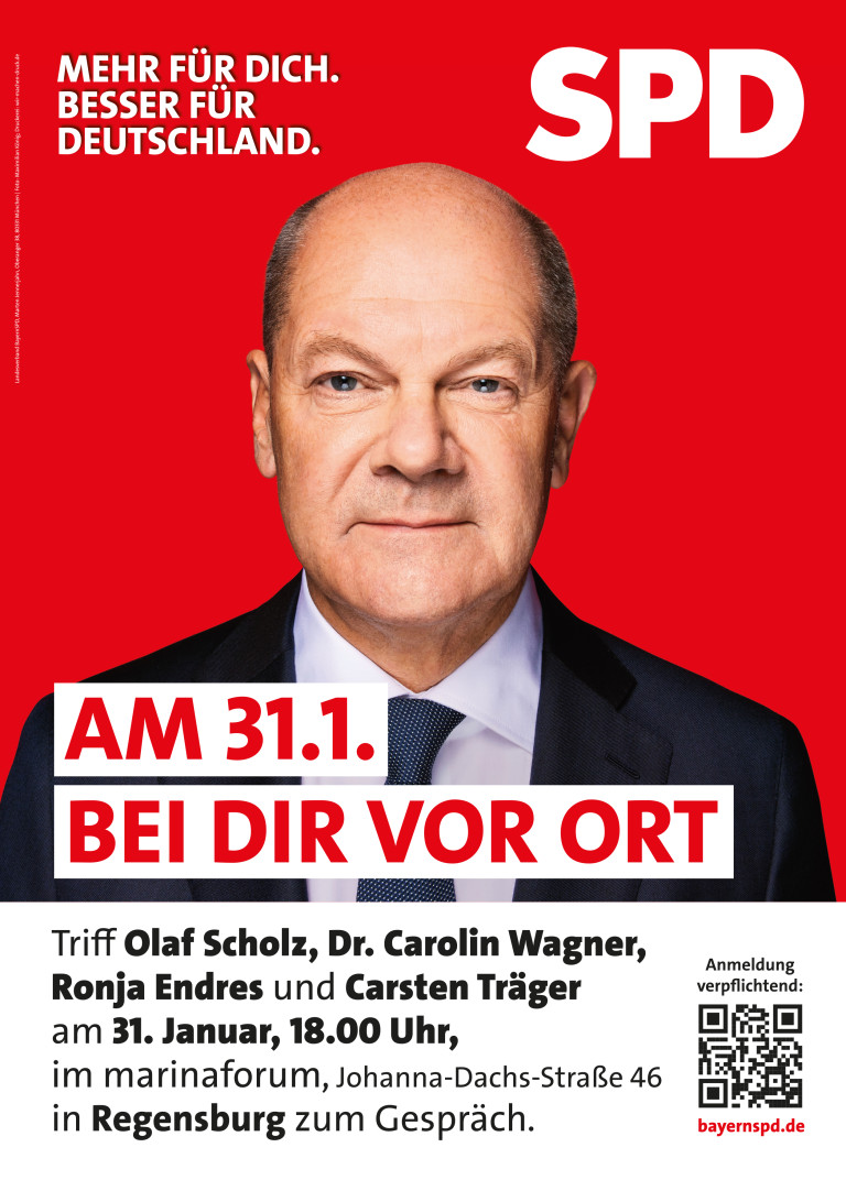 Olaf Scholz in Regensburg