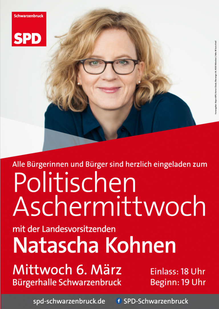 Politischer Aschermittwoch in Schwarzenbruck am 6.3.2019 mit Natascha Kohnen