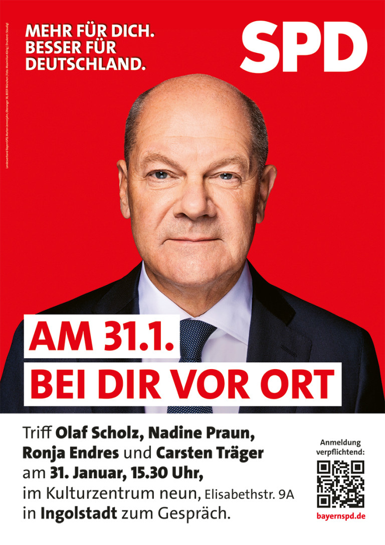 Townhall mit Olaf Scholz in Ingolstadt