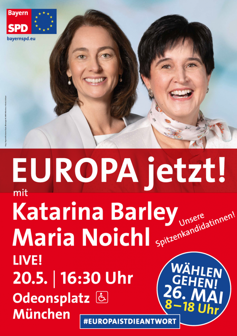 20.05.2019 Katarina Barley in München