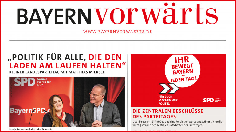 Vorschau Bayernvorwärts Oktober 2024