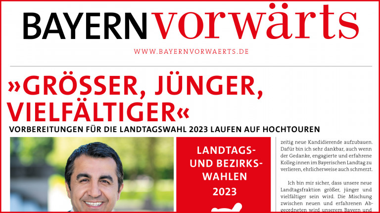 Vorschau Bayernvorwärts Mai 2022