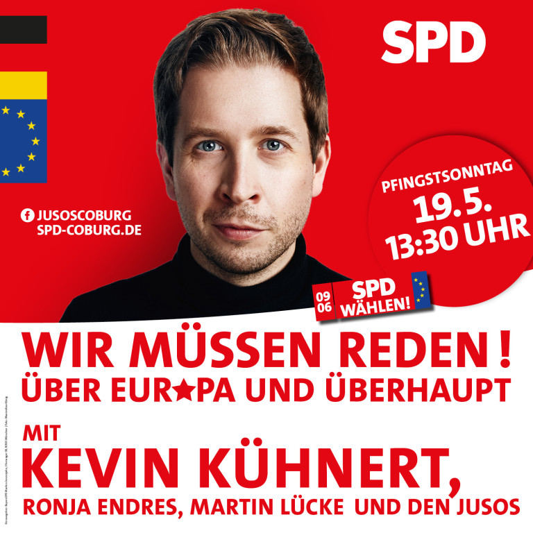 Kevin Kühnert in Coburg